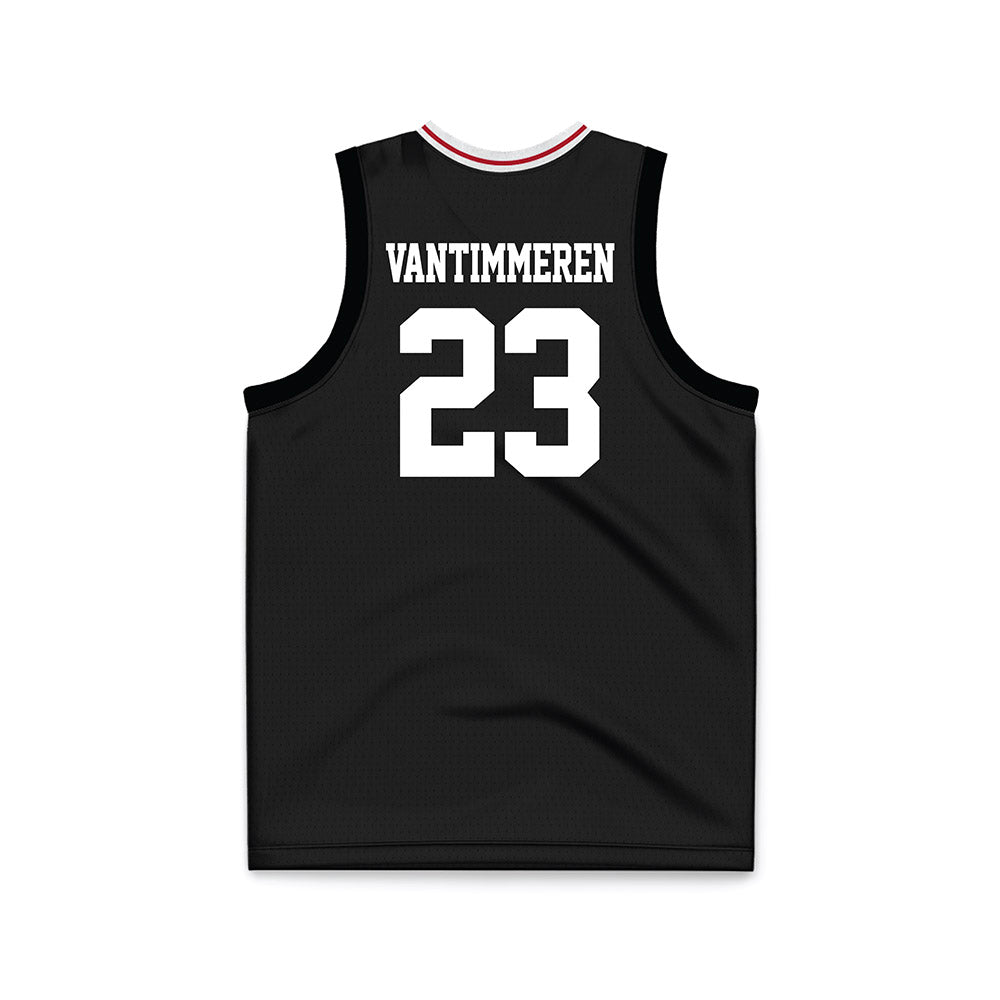Miami of Ohio - NCAA Women's Basketball : Emily Vantimmeren - Black Basketball Jersey-1