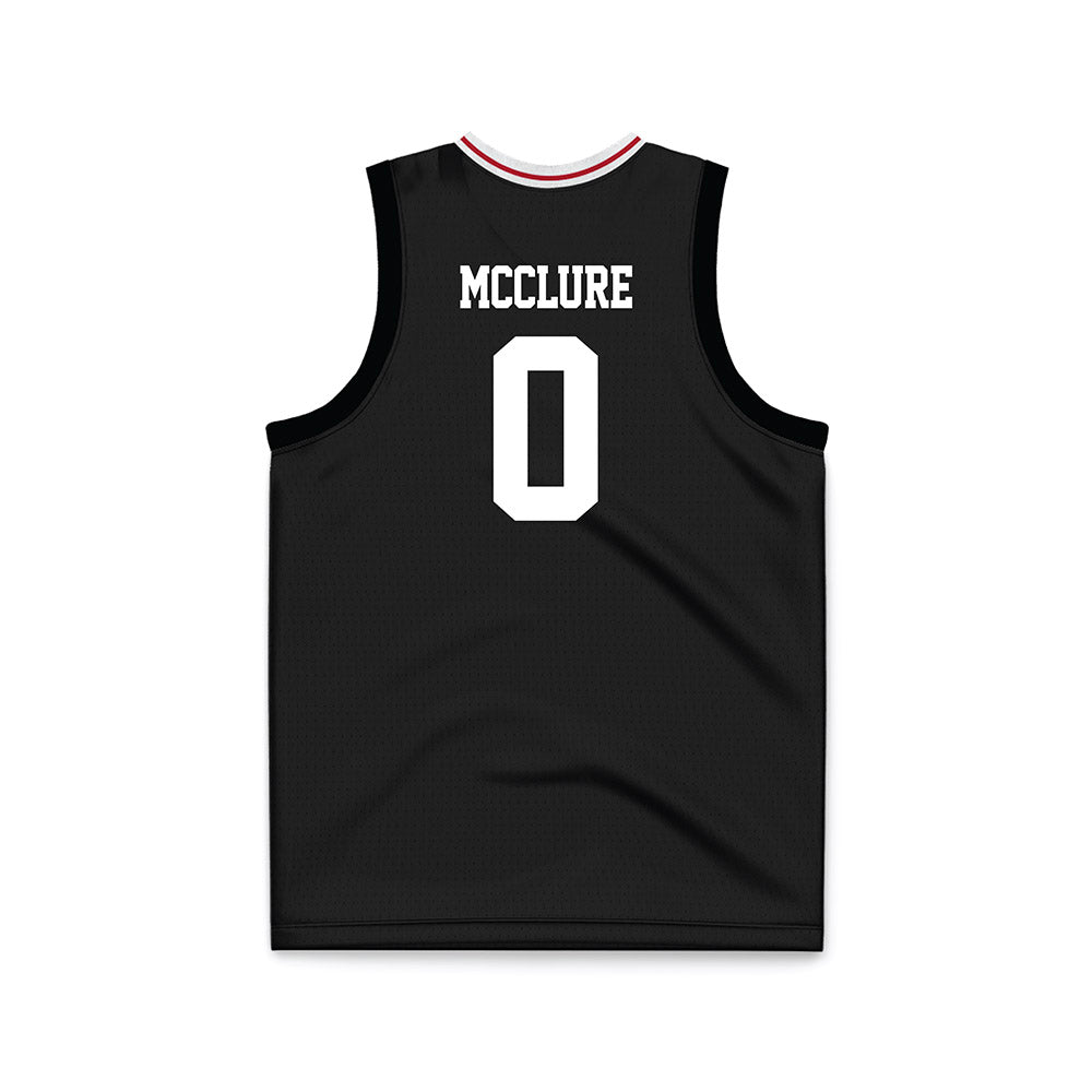 Miami of Ohio - NCAA Women's Basketball : Jaya McClure - Black Basketball Jersey-1