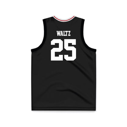 Miami of Ohio - NCAA Men's Basketball : Kyle Waltz - Black Basketball Jersey-1