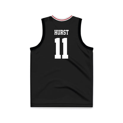Miami of Ohio - NCAA Women's Basketball : Anna Hurst - Black Basketball Jersey-1
