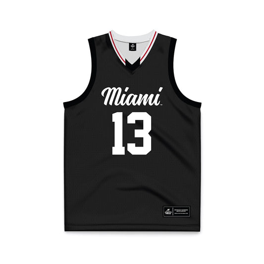 Miami of Ohio - NCAA Women's Basketball : Tamar Singer - Black Basketball Jersey-0