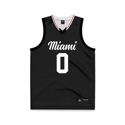 Miami of Ohio - NCAA Women's Basketball : Jaya McClure - Black Basketball Jersey-0
