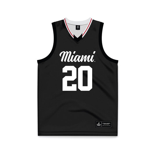 Miami of Ohio - NCAA Women's Basketball : Julianna LaMendola - Black Basketball Jersey-0