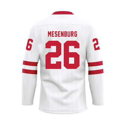 Miami of Ohio - Men's Ice Hockey Alumni : Blake Mesenburg - White Hockey Jersey-1