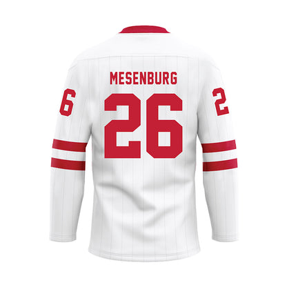 Miami of Ohio - NCAA Men's Ice Hockey : Blake Mesenburg - White Hockey Jersey-1