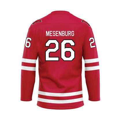 Miami of Ohio - Men's Ice Hockey Alumni : Blake Mesenburg - Red Hockey Jersey-1