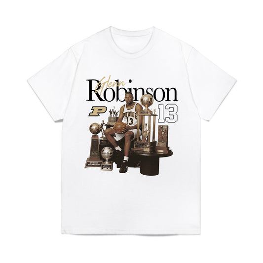 Purdue - NCAA Men's Basketball Legends : Glenn Robinson - Graphic Tee Comfort Colors T-Shirt-0