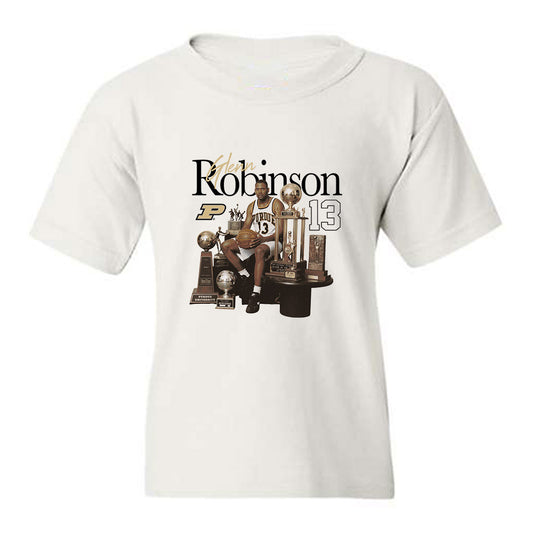 Purdue - NCAA Men's Basketball Legends : Glenn Robinson - Graphic Tee Youth T-Shirt-0