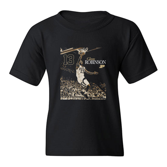 Purdue - NCAA Men's Basketball Legends : Glenn Robinson - Graphic Tee Youth T-Shirt-0