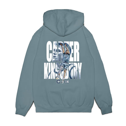 The Citadel - NCAA Men's Basketball : Carter Kingsbury - Collage Premium Hooded Sweatshirt-1