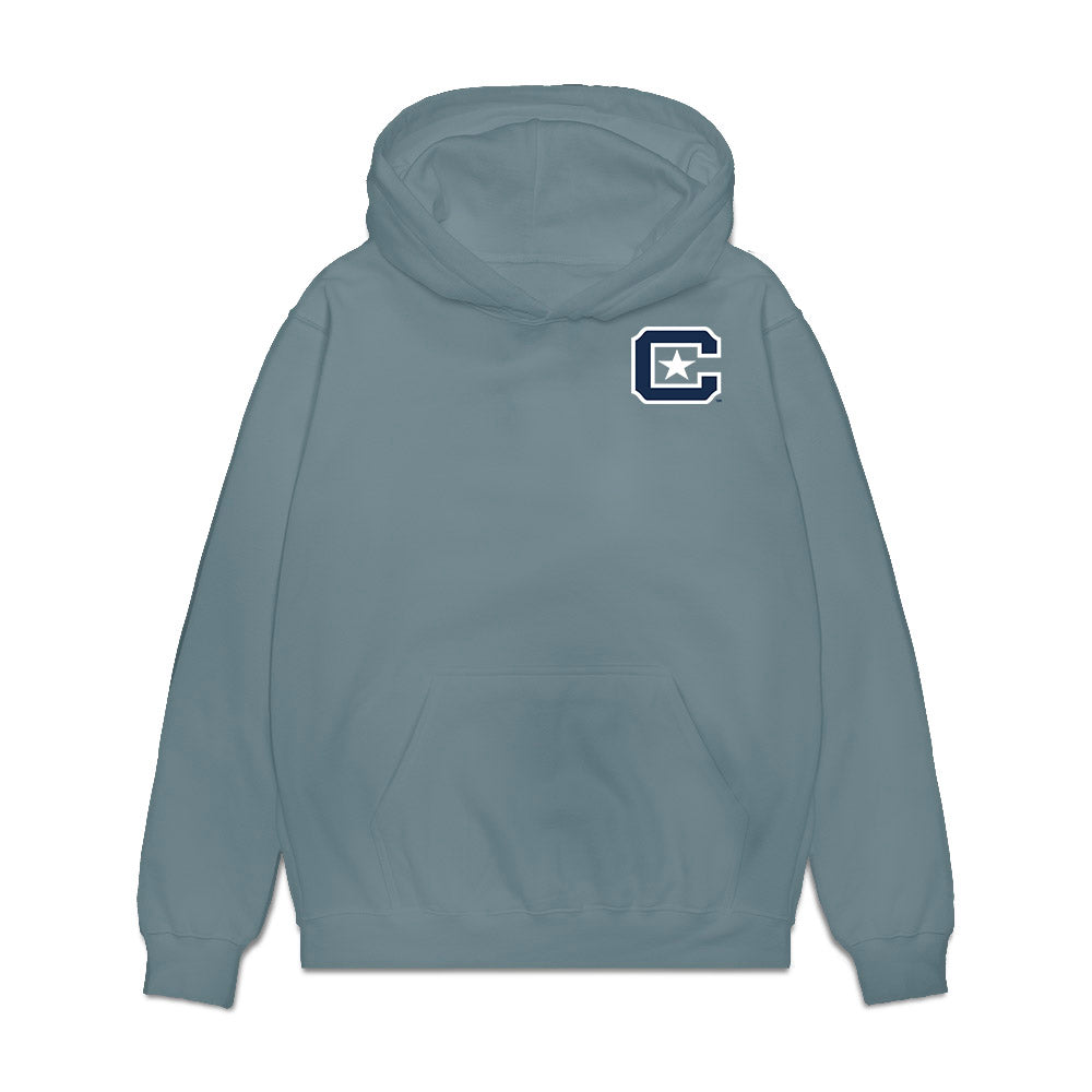The Citadel - NCAA Men's Basketball : Carter Kingsbury - Collage Premium Hooded Sweatshirt-0