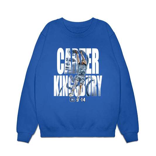 The Citadel - NCAA Men's Basketball : Carter Kingsbury - Collage Premium Crewneck Sweatshirt-0