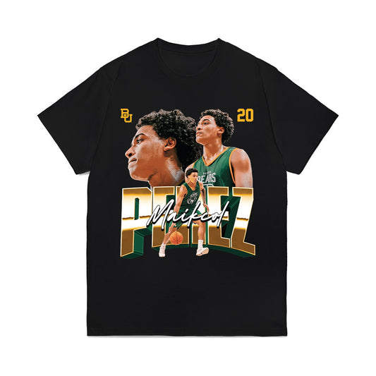 Baylor - NCAA Men's Basketball : Maikcol Perez - Caricature Comfort Colors T-Shirt-0