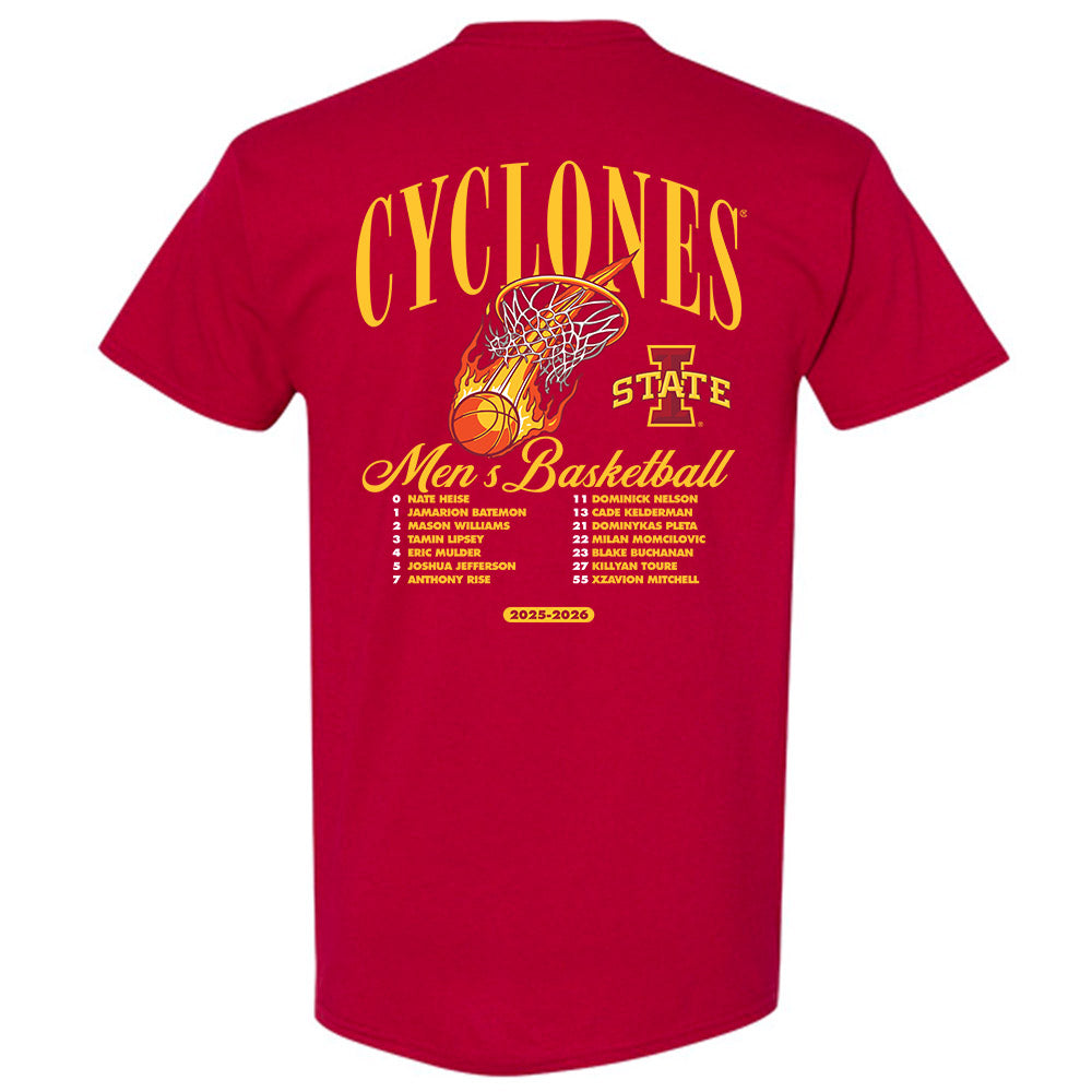 Iowa State - NCAA Men's Basketball : Roster T-Shirt-1