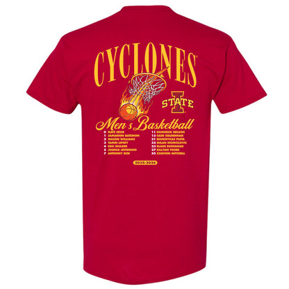 Iowa State - NCAA Men's Basketball : Roster T-Shirt-1
