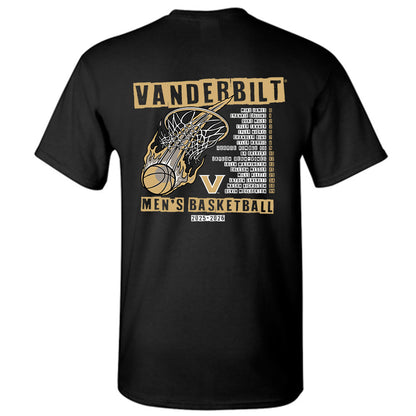 Vanderbilt - NCAA Men's Basketball : - 25-26 Roster T-Shirt-1