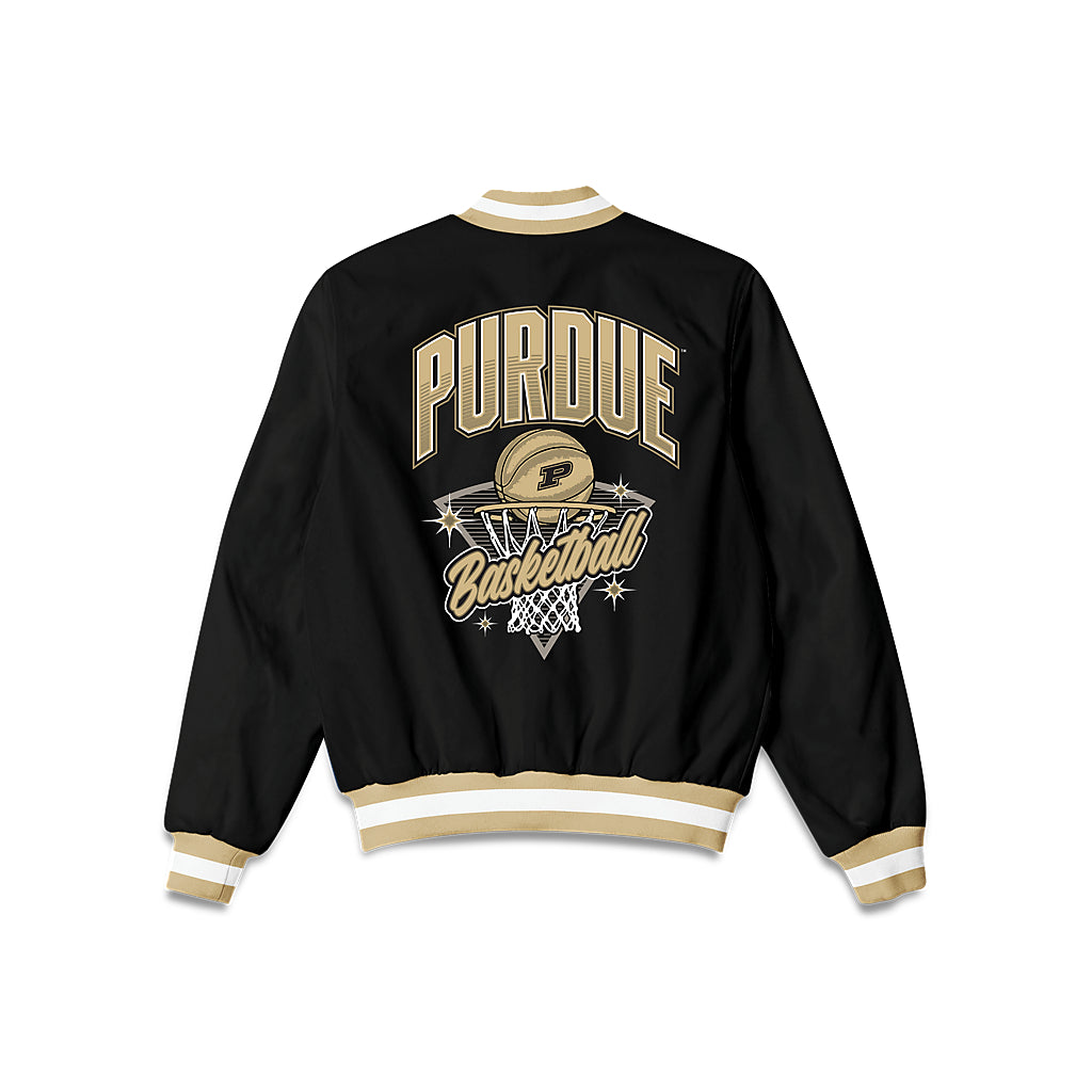 Purdue - NCAA Men's Basketball Legends : Troy Lewis - Bomber Jacket-1