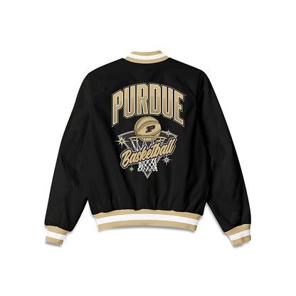 Purdue - NCAA Men's Basketball Legends : Troy Lewis - Bomber Jacket-1
