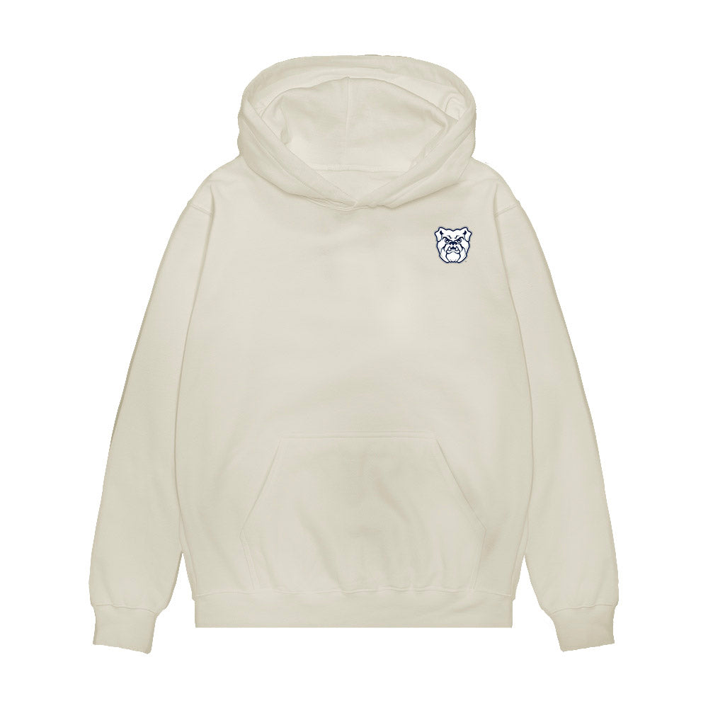 Butler - NCAA Women's Soccer : Addison Ash - Collage Premium Hooded Sweatshirt-0