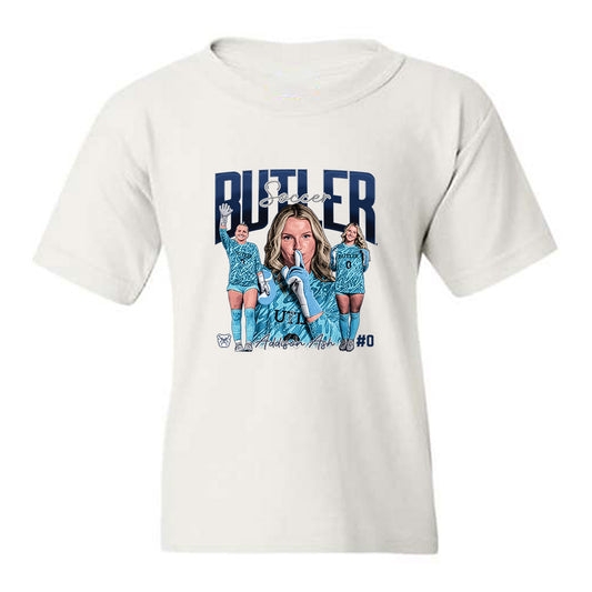 Butler - NCAA Women's Soccer : Addison Ash - Collage Youth T-Shirt-0