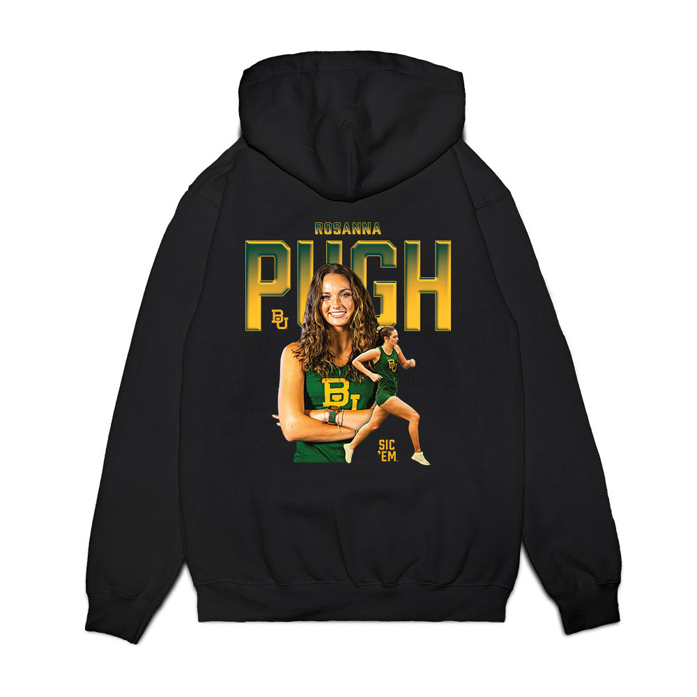 Baylor - NCAA Women's Track & Field : Rosanna Pugh - Collage Premium Hooded Sweatshirt-1