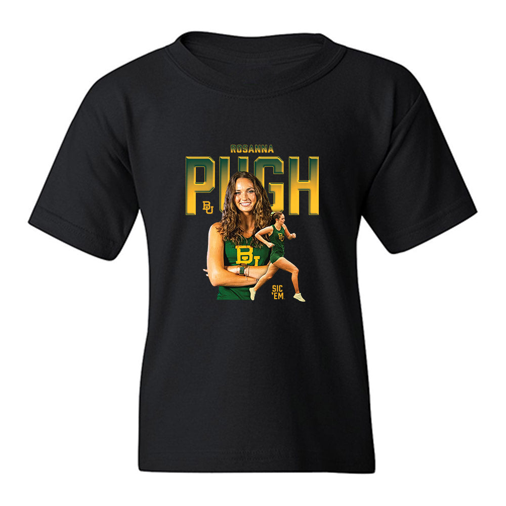 Baylor - NCAA Women's Track & Field : Rosanna Pugh - Collage Youth T-Shirt-0