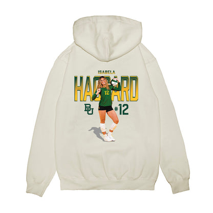 Baylor - NCAA Women's Volleyball : Isabela Haggard - Collage Premium Hooded Sweatshirt-1