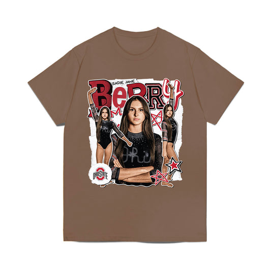 Ohio State - NCAA Women's Gymnastics : Sadie Jane Berry - Collage Comfort Colors T-Shirt-0