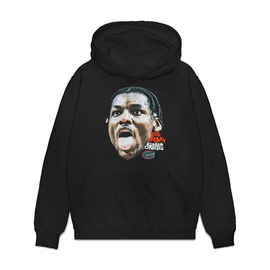 Florida - NCAA Men's Basketball : Rueben Chinyelu - Game Face Big Freaky Premium Hooded Sweatshirt-0