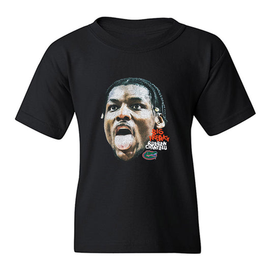 Florida - NCAA Men's Basketball : Rueben Chinyelu - Game Face Big Freaky Youth T-Shirt-0