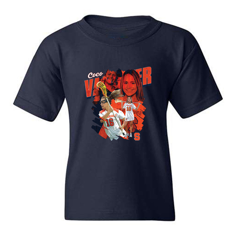 Syracuse - NCAA Women's Lacrosse : Coco Vandiver - Collage Youth T-Shirt-0