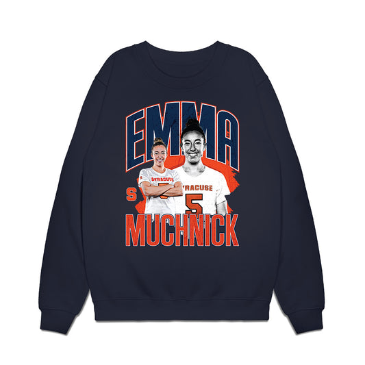 Syracuse - NCAA Women's Lacrosse : Emma Muchnick - Collage Premium Crewneck Sweatshirt-0