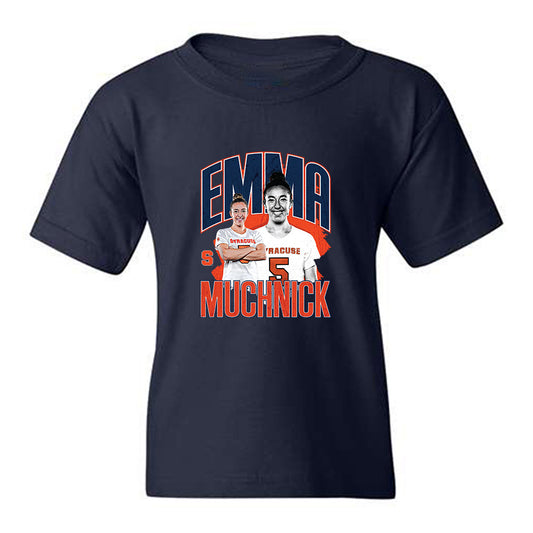 Syracuse - NCAA Women's Lacrosse : Emma Muchnick - Collage Youth T-Shirt-0