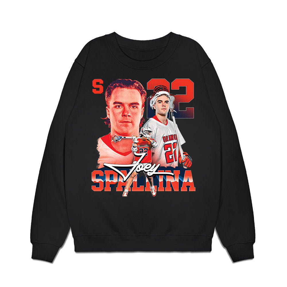 Syracuse - NCAA Men's Lacrosse : Joey Spallina - Collage Premium Crewneck Sweatshirt-0