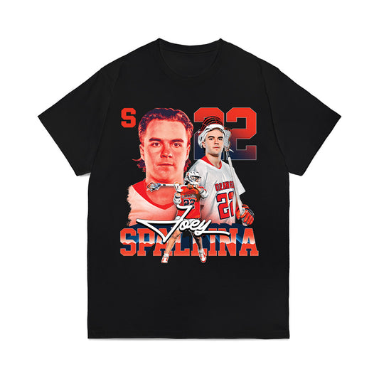 Syracuse - NCAA Men's Lacrosse : Joey Spallina - Collage Comfort Colors T-Shirt-0