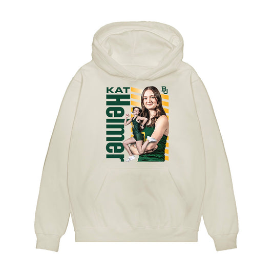 Baylor - NCAA Women's Cross Country : Kat Helmer - Collage Premium Hooded Sweatshirt-0