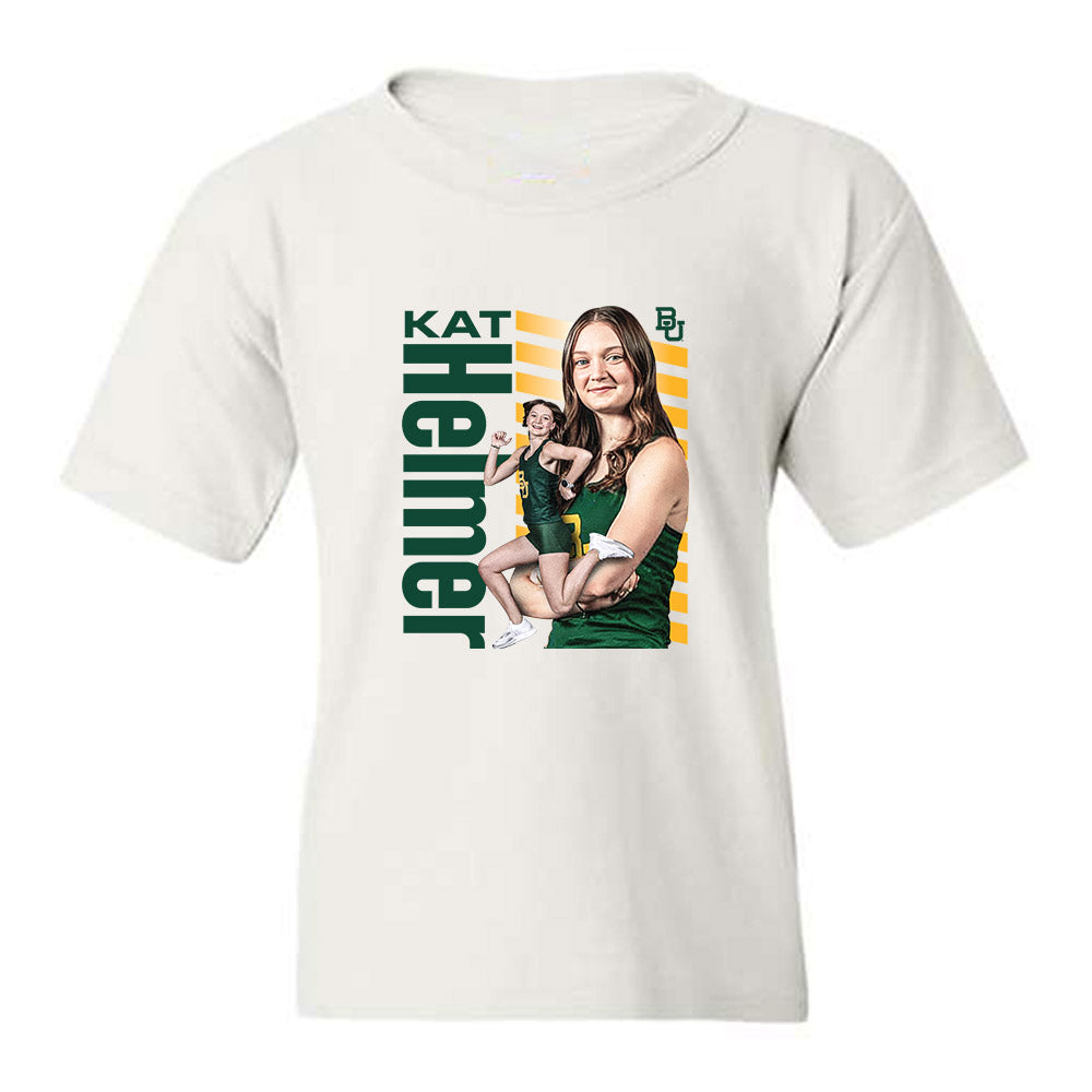 Baylor - NCAA Women's Cross Country : Kat Helmer - Collage Youth T-Shirt-0