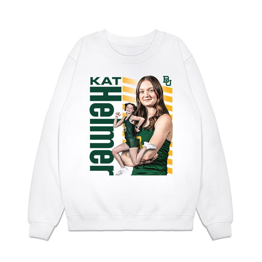 Baylor - NCAA Women's Cross Country : Kat Helmer - Collage Premium Crewneck Sweatshirt-0