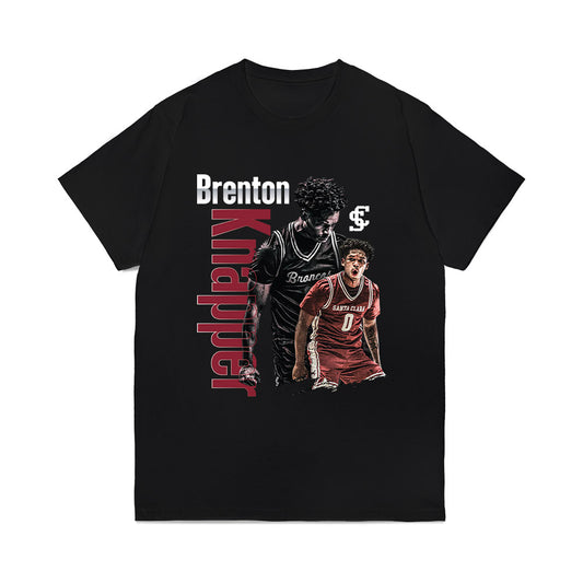 SCU - NCAA Men's Basketball : Brenton Knapper - Collage Comfort Colors T-Shirt-0