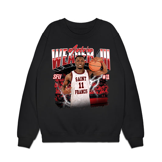 St. Francis - NCAA Men's Basketball : Melvin Weaver III - Collage Premium Crewneck Sweatshirt-0
