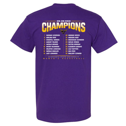 Minn. St. - NCAA Women's Basketball : - 25-26 NSIC Champions T-Shirt-1