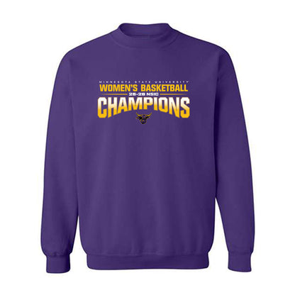 Minn. St. - NCAA Women's Basketball : - 25-26 NSIC Champions Crewneck Sweatshirt-0