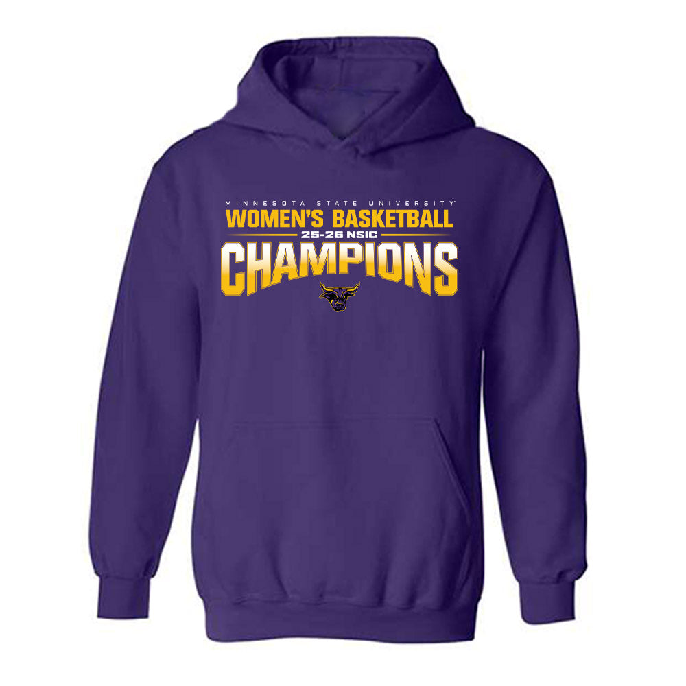 Minn. St. - NCAA Women's Basketball : - 25-26 NSIC Champions Hooded Sweatshirt-0