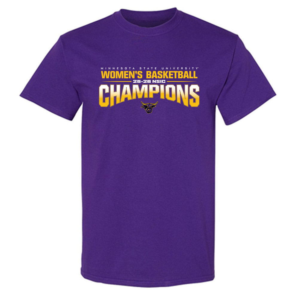 Minn. St. - NCAA Women's Basketball : - 25-26 NSIC Champions T-Shirt-0
