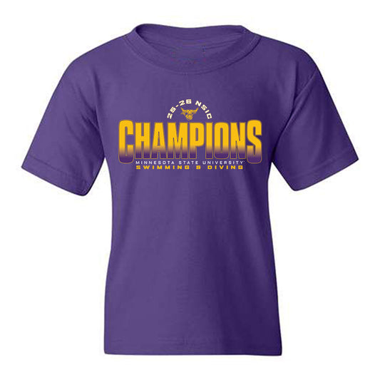 Minn. St. - NCAA Women's Swimming & Diving : Camryn Hanson - 25-26 NSIC Champions Shersey Youth T-Shirt-0