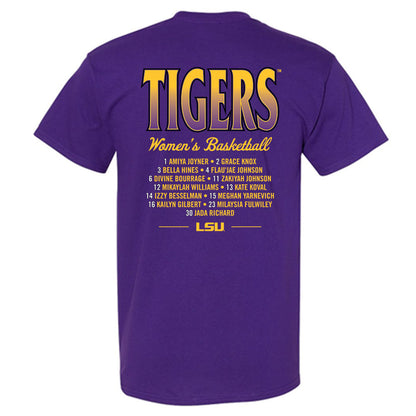 LSU - NCAA Women's Basketball : - Roster T-Shirt-1
