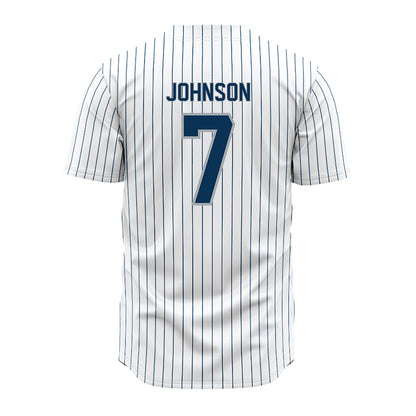 Old Dominion - NCAA Baseball : Will Johnson - Pinstripe Jersey-1