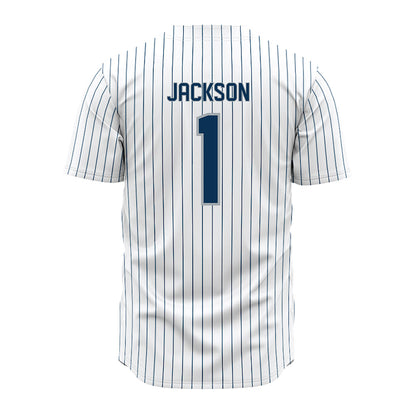 Old Dominion - NCAA Baseball : Brady Jackson - Pinstripe Jersey-1