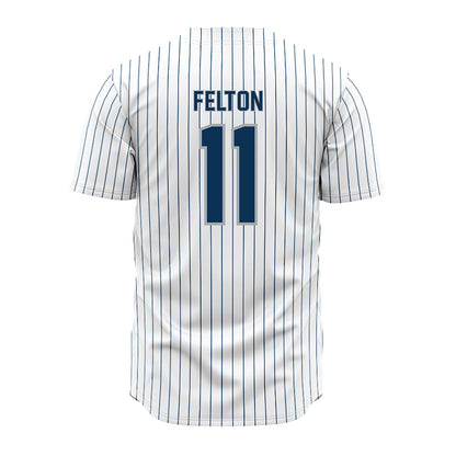 Old Dominion - NCAA Baseball : Nick Felton - Pinstripe Jersey-1