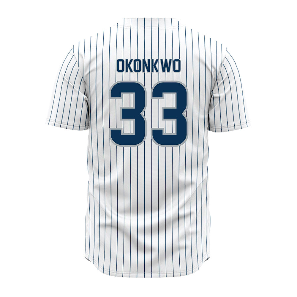 Old Dominion - NCAA Baseball : Jackson Okonkwo - Pinstripe Jersey-1